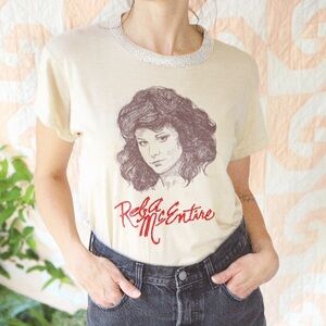 1983 Vintage Reba McEntire Tor Tee with Rhinestones